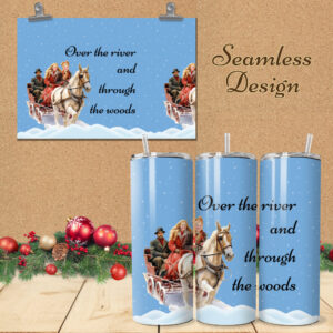 20oz Skinny Tumbler - Over the River