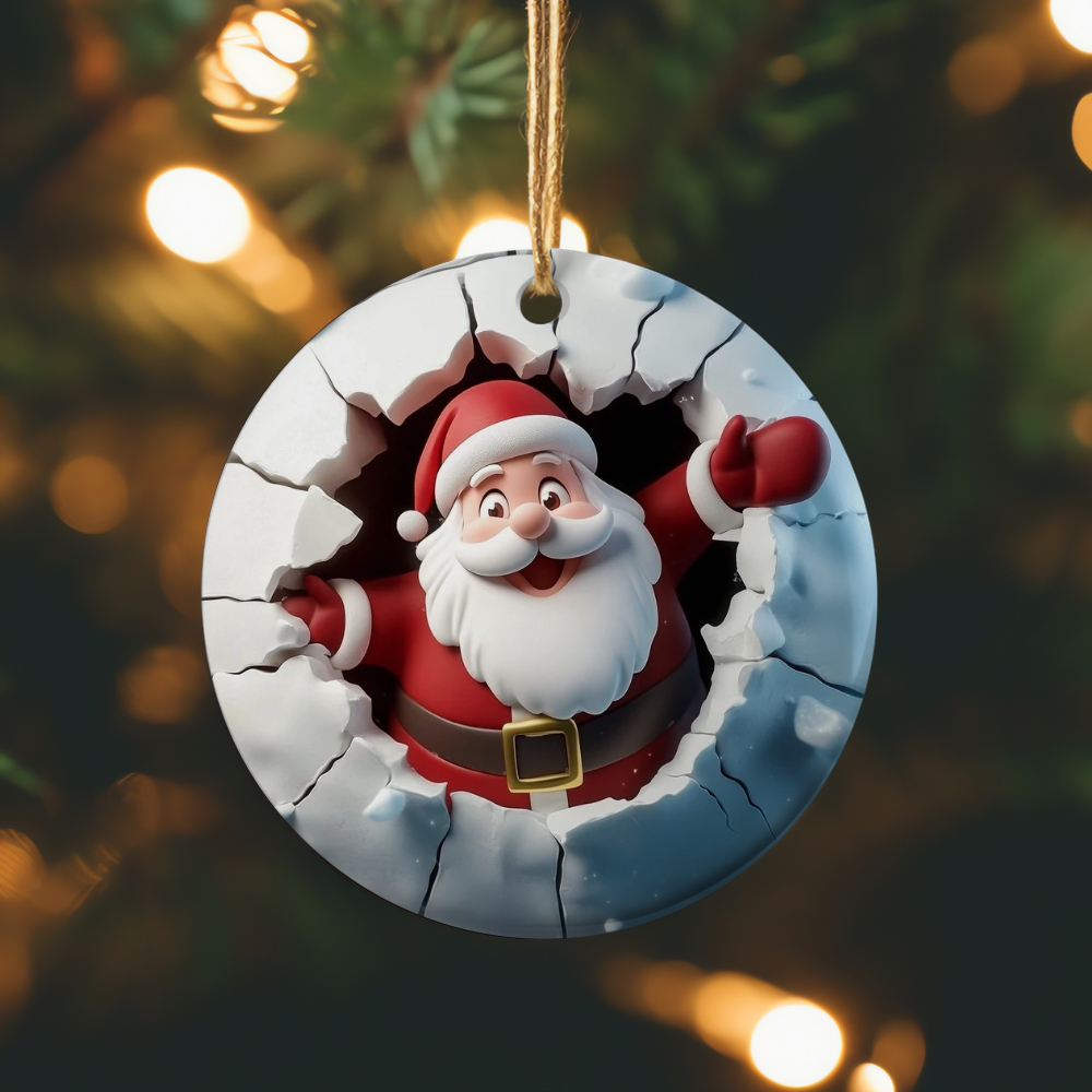 Ornament - Bust Out Santa - Image 2
